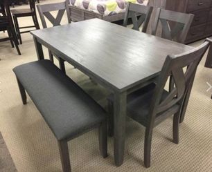 New 6pc. Dining table set