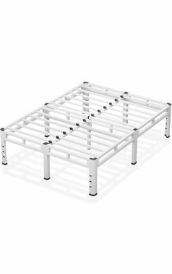 KING 14” WHITE HEAVY DUTY BED FRAME👇 4075 S 32nd St, Phoenix, AZ 85040 👈CROSSROADS 👇BRAND NEW