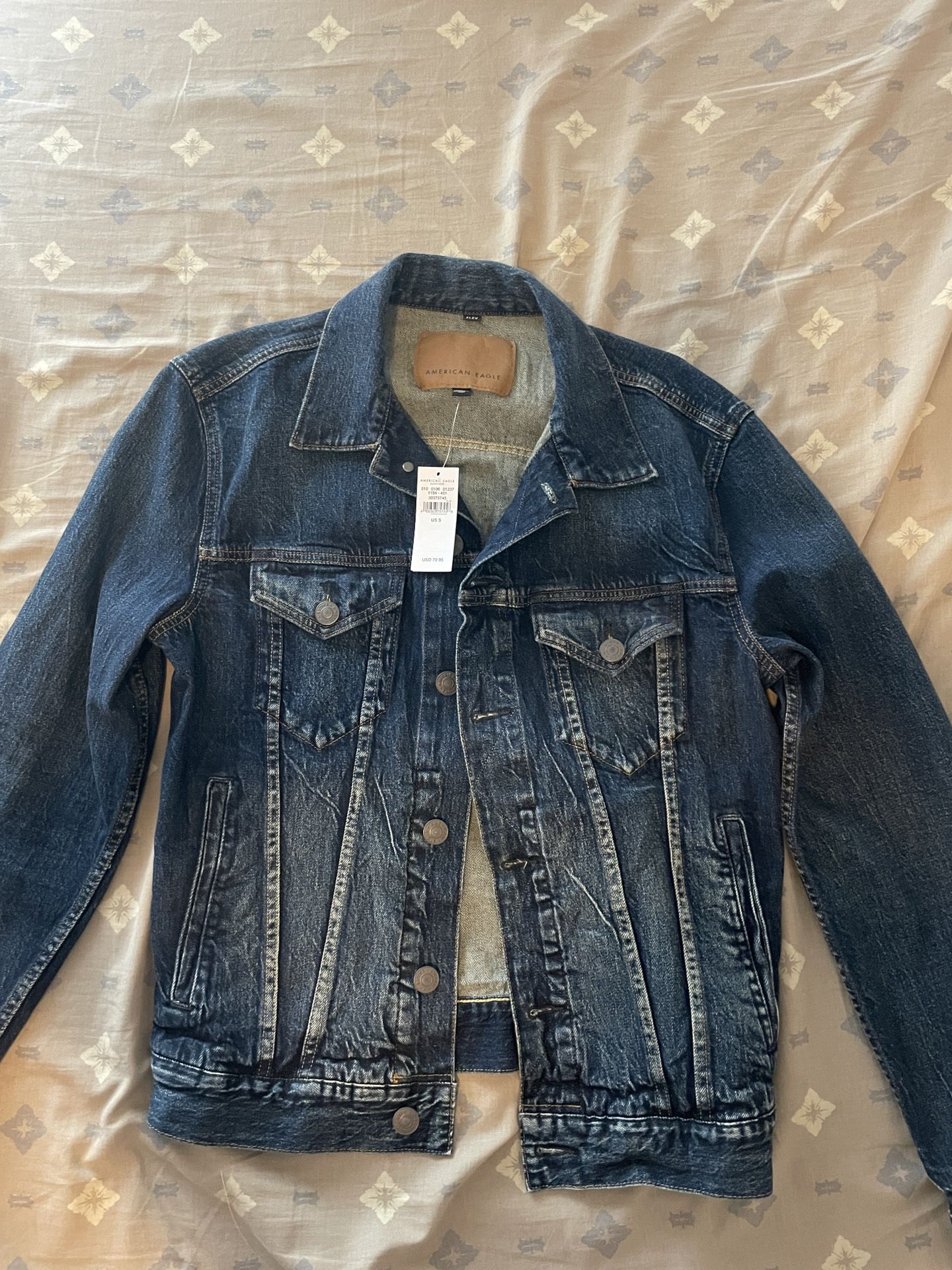 Men American Eagle Denim Jacket (S)