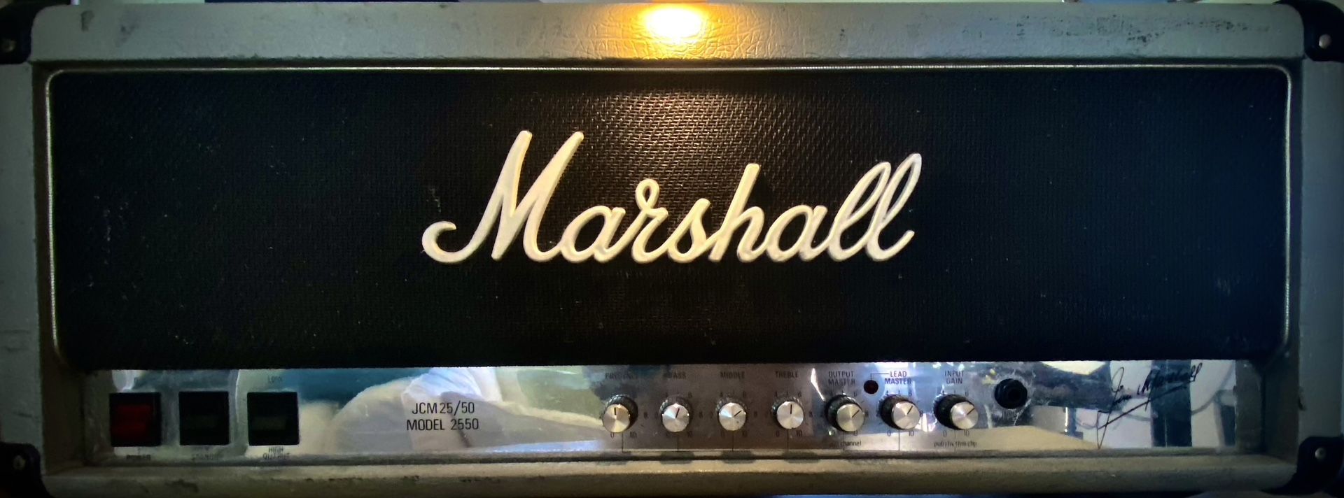 Vintage 1987 Marshall JCM 25/50 Silver Jubilee Model 2550 Half Stack