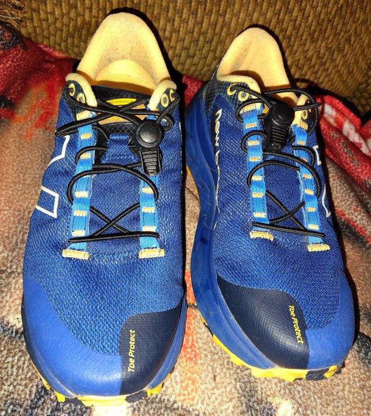 New Balance Fresh Foam X Trail More v3 Mens Blue Running Shoes Size 10 2E