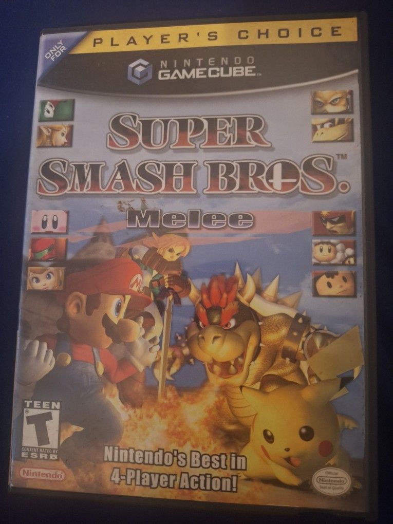 Juego de Gamecube Super Smashbros