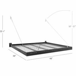 NewAge Pro Series 4x4 Wall Mounted Garage Storage Shelf – 40402