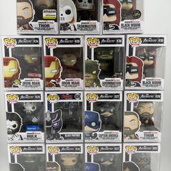 Funko Pop Marvel Avengers Gamerverse Collection 15 with Protectors- Exclusives & Chase!