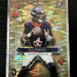 1 of 1 CJ Stroud Rookie Gold Wild Card