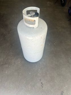 Propane tank.