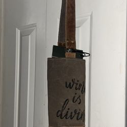 MYRA wine carrier tote NWT