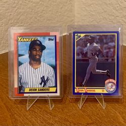 2 Deion Sanders “Coach Prime” 1990 Rookie Sports Cards