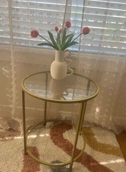Glass Side Table