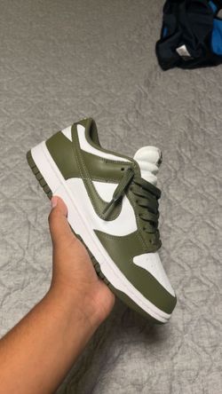 Nike Dunk Low Olive Green White Sneaker