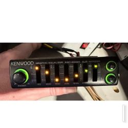 Car Audio Equalizer Kenwood 