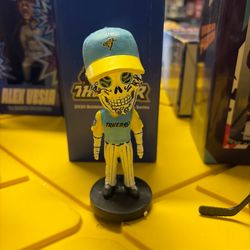 Baseball Skull Bobblehead