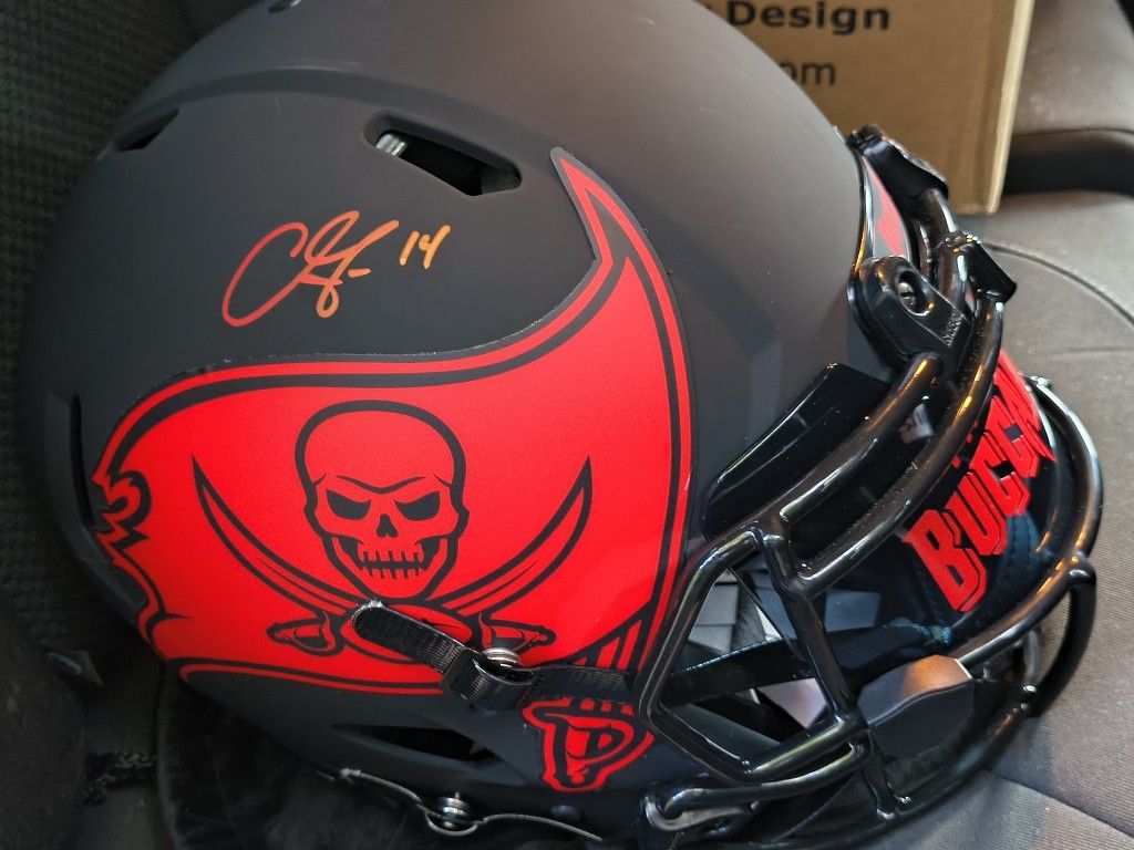 Chris Godwin Authentic Signed Full Size Helmet 