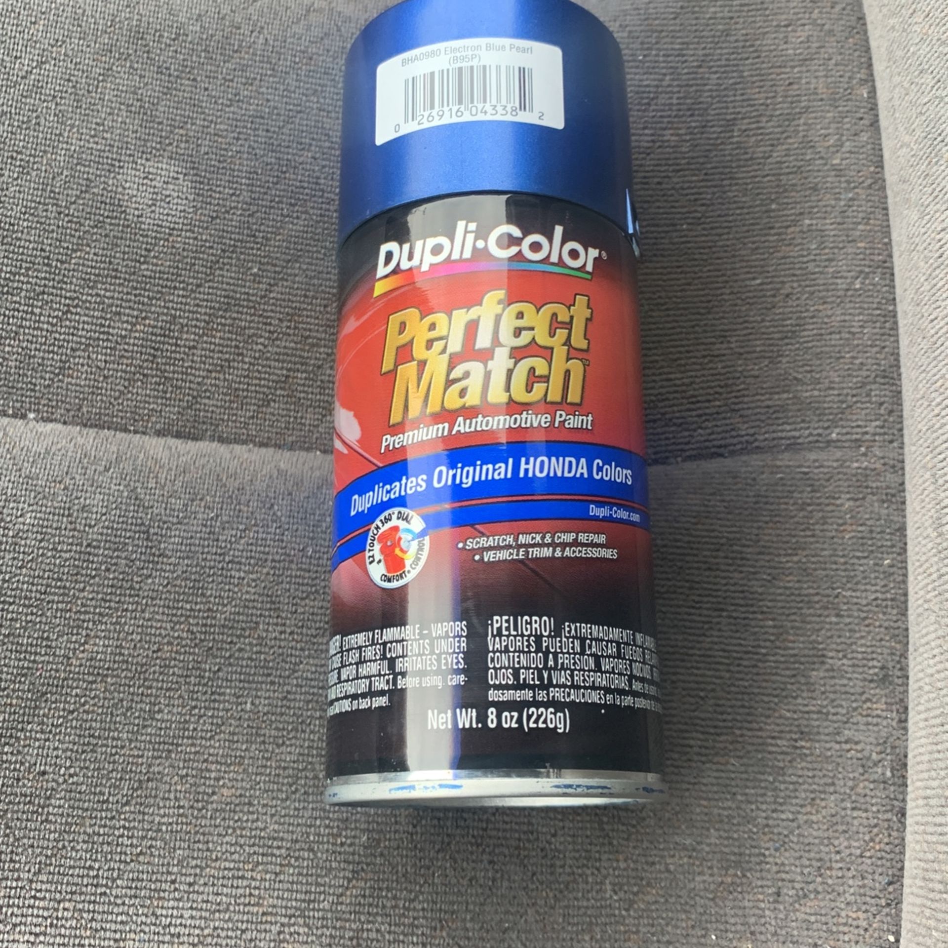Duplicolor Perfect Match Spray Paint HONDA Electron Blue Pearl