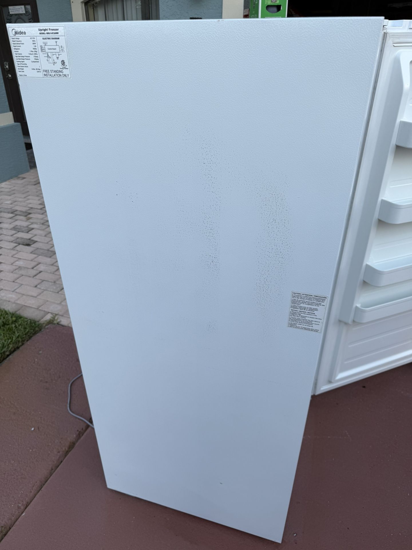 Midea Freezer 13.8 Cubic Feet