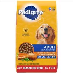 Pedigree 44 pound bag
