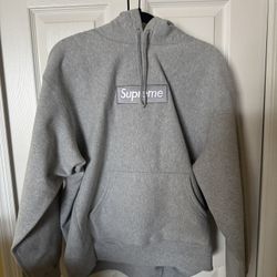 2024 Supreme Box Logo Hoodie Grey Multiple Sizes