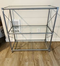 Simple Glass Shelving/Organizers. 