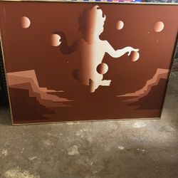 Mid-Century Painting On Canvas