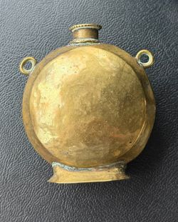 Vintage Tiny Brass Canteen Flask