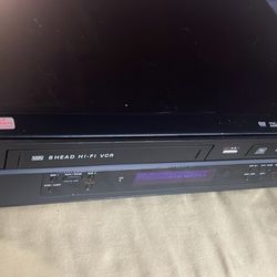 RCA 6 Head Hi-fi Vcr DVD Recorder Player Tested Works 