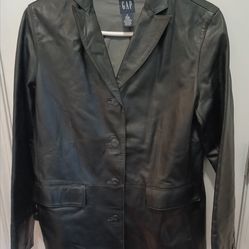 Jacket GAP shell genuine leather