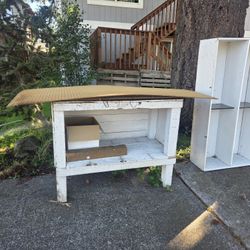 Free Garage Work Bench And Shelf Pegboard
