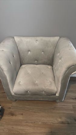 Grey single Chair