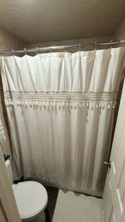 Shower farmhouse curtain