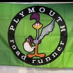 Plymouth Road Runner Wall Flag (3’x5’)