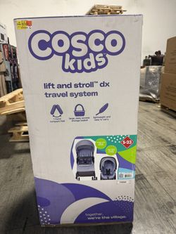 Cosco Kids Lift and Stroll DX Travel System (Chalk Blue)