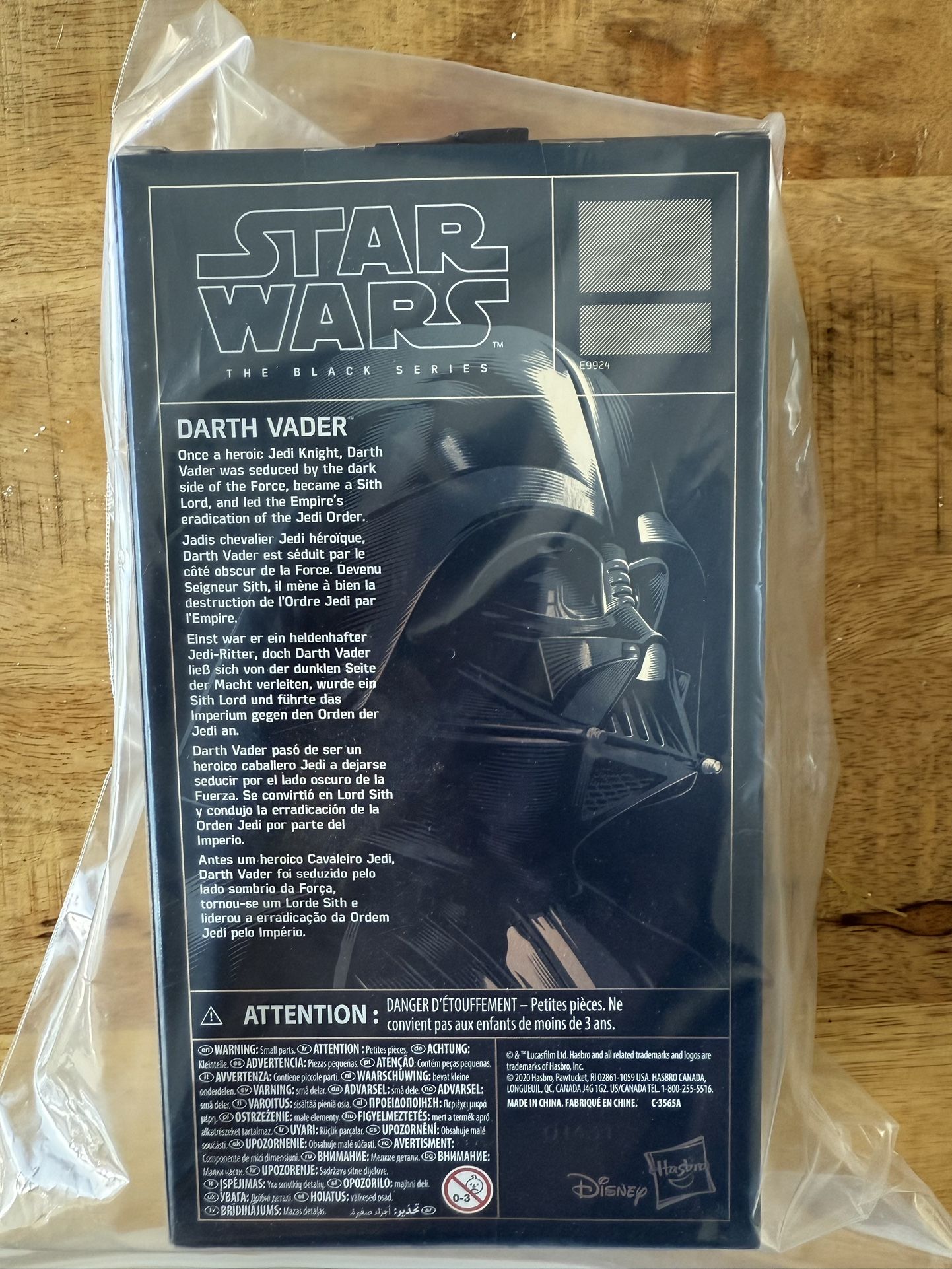 Star Wars The Black Series Carbonized Darth Vader 6" Action Figure New