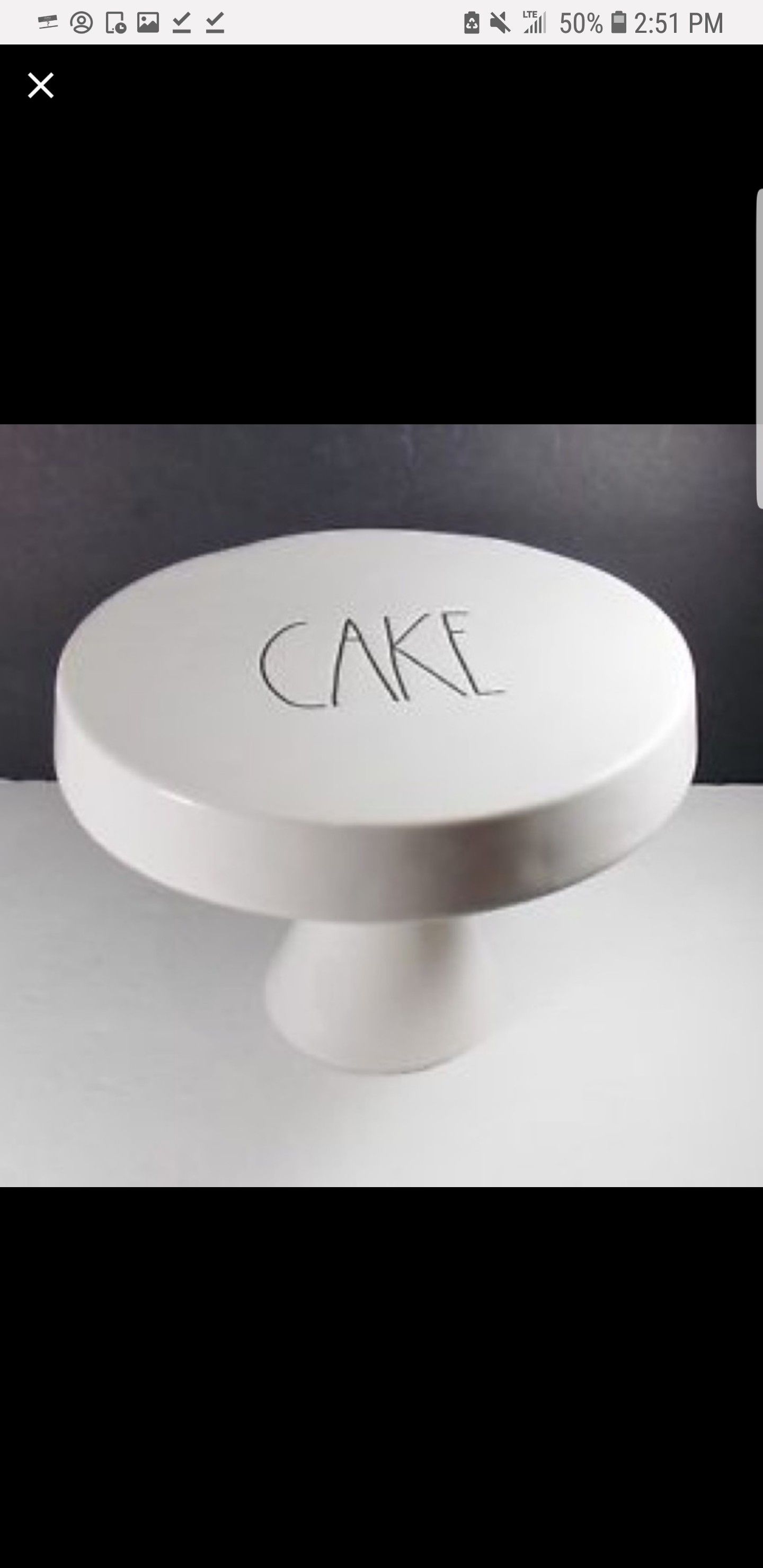 Rae Dunn CAKE stand