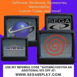 Sega Saturn back up discs , U.S. & English translation 