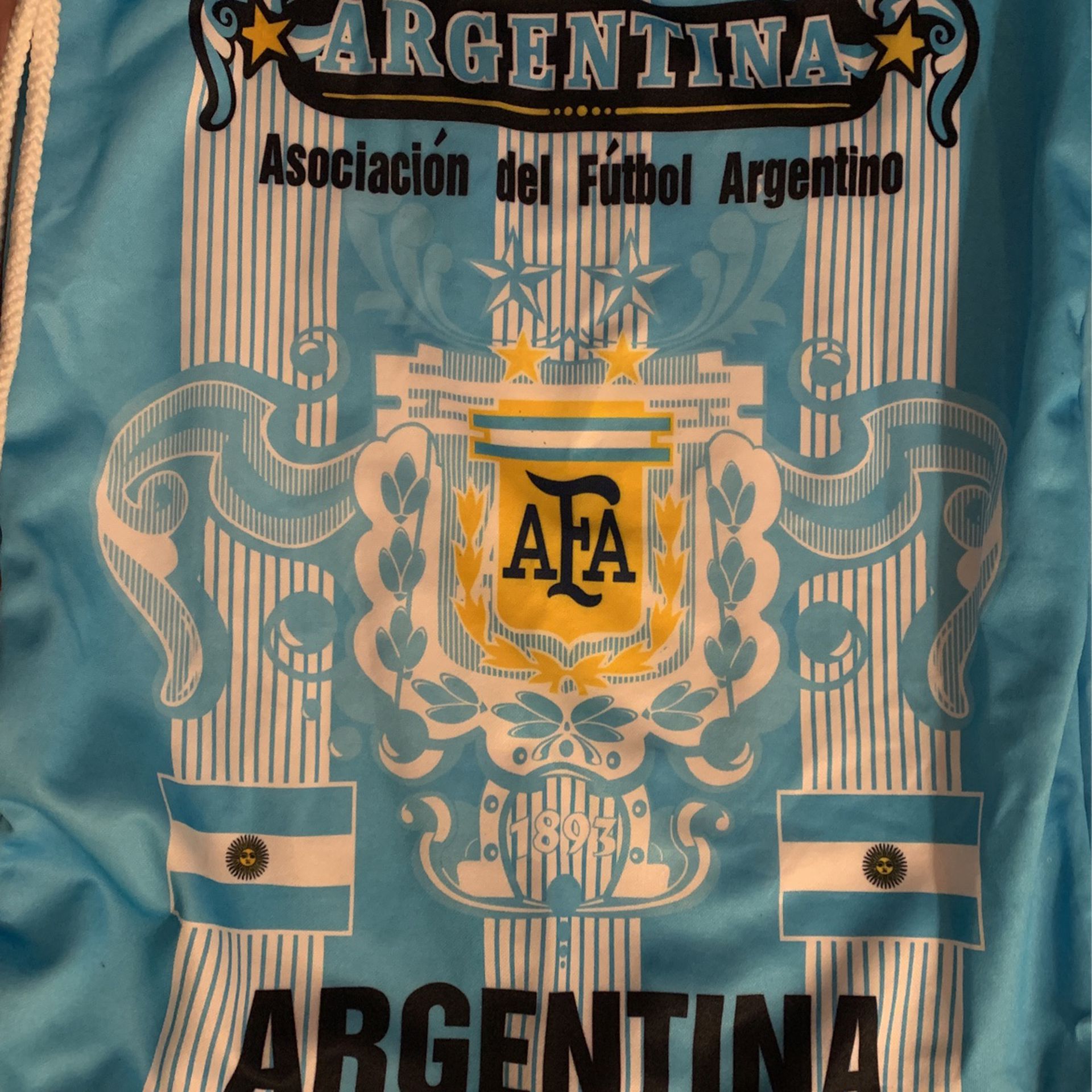 Argentina Fútbol Drawstring Bag
