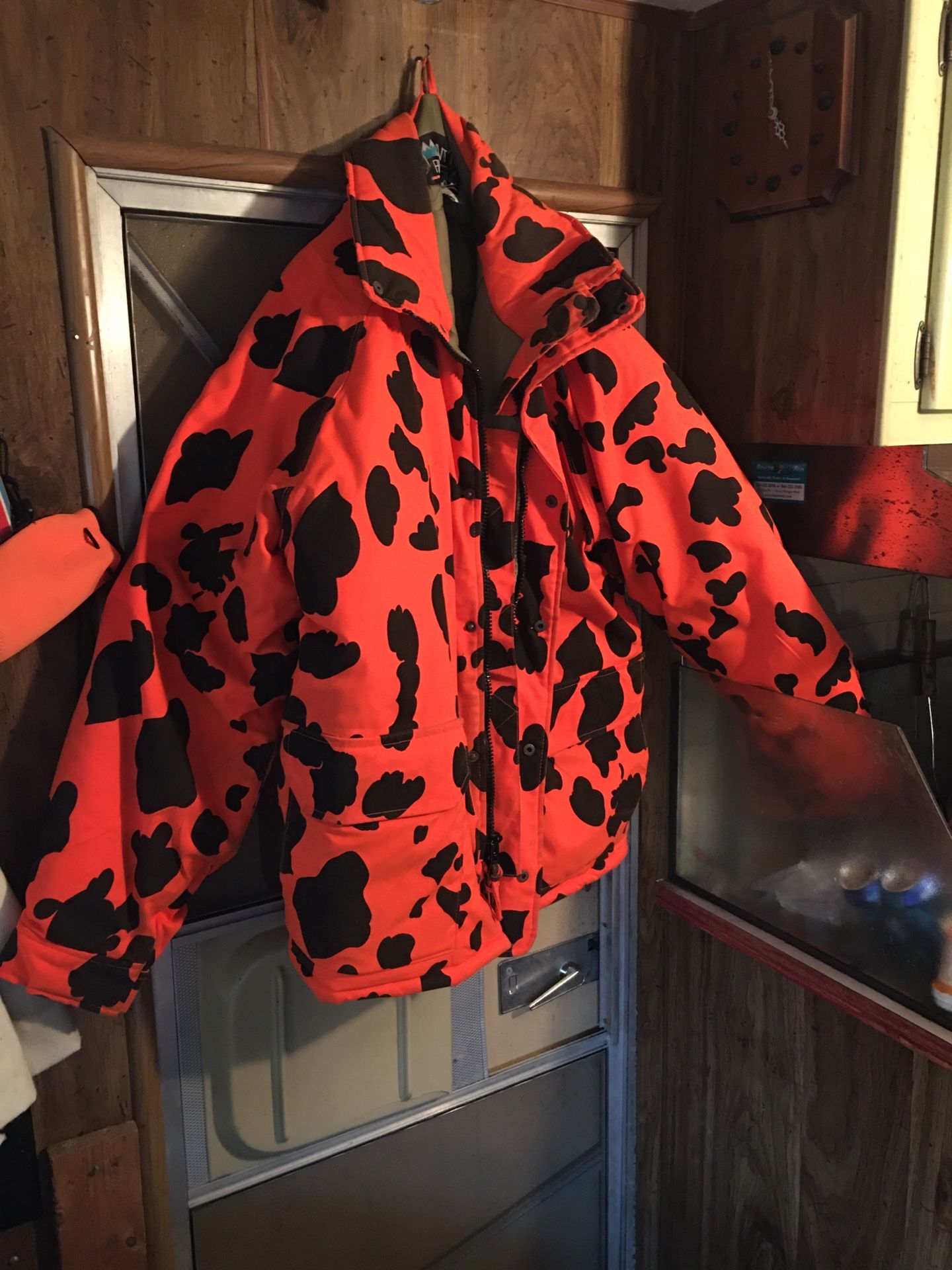 X-large hunting coat and hat