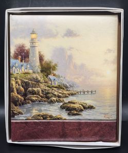 Thomas Kinkade Funeral Memorial Register Guest Book