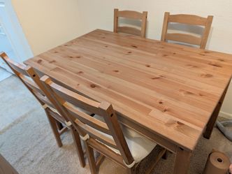 Move out sale! Ikea dining table set