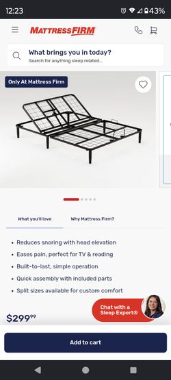 Queen size adjustable bed