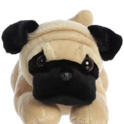 PUG PUPPIES stuffed bear 
