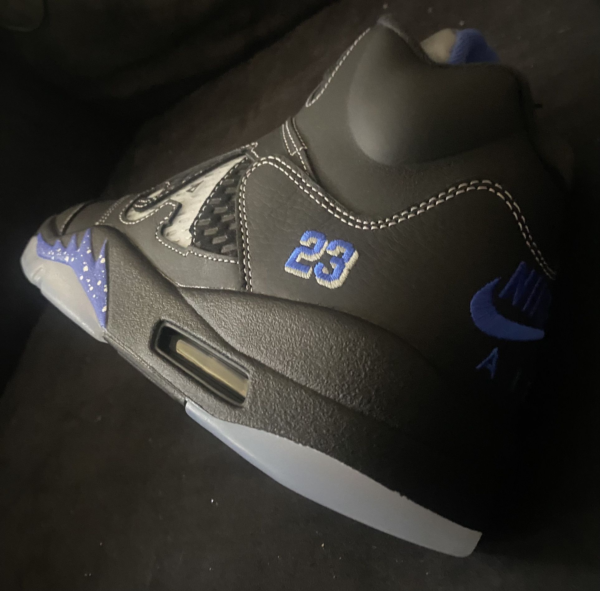 Awake NY x Jordan 5 Retro Racer Blue(Black/Blue/Silver)