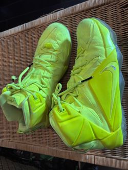 Nike LeBron 12 EXT ‘Tennis Ball’, men’s 12.5