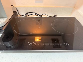 2 Burner Electric glass cooktop