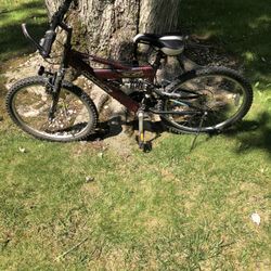 24” Mountain Bike (duel Suspension)