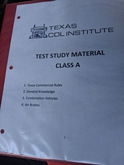 Test For CDL
