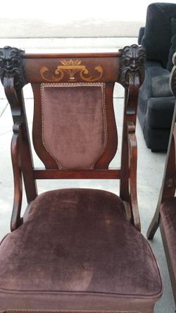 Antique parlor chairs in excellent condition