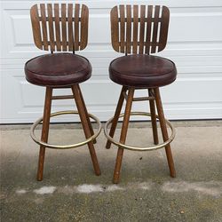 Pair Of Vintage Bar Stool