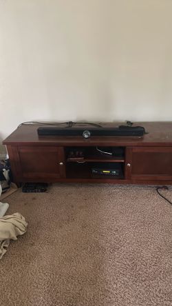 wood tv stand for 70”