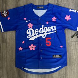 Los Angeles Dodgers Freeman Blue Tokyo Series JERSEY