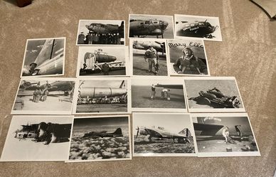 (15) 8x10’s WW2 WWII ERA MILITARY NOSE ART/CREW BOMBER PHOTOGRAPHS